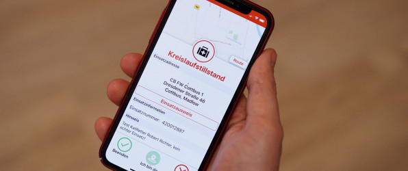 Ersthelfer-App „KATRETTER“ in der Lausitz