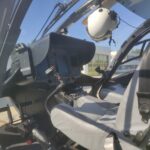 Cockpit des Rettungshubschraubers