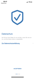 Datenschutzerklärung in DE-Alarm-App