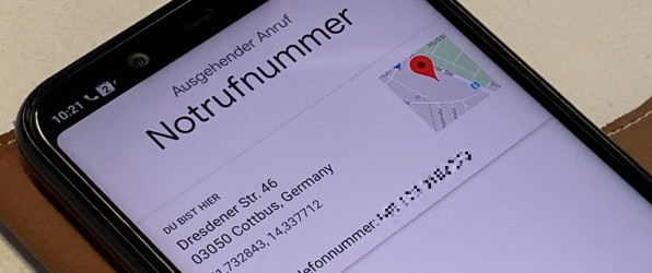 Ortung von Notrufen mittels „Advanced Mobile Location“