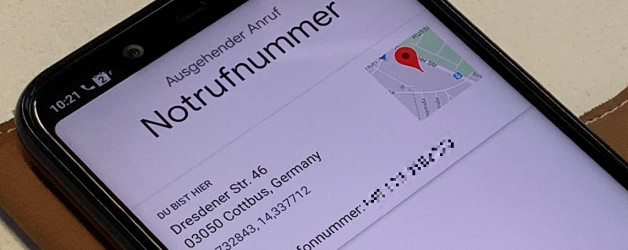 Ortung von Notrufen mittels „Advanced Mobile Location“