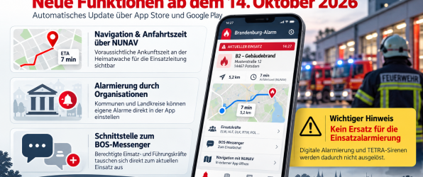Infografik zu Update von Brandenburg-Alarm