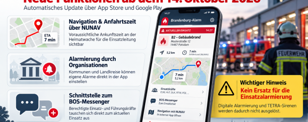 Infografik zu Update von Brandenburg-Alarm