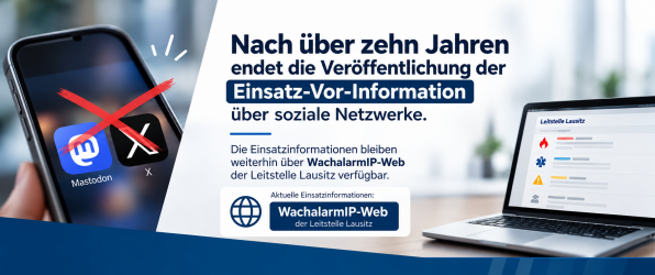 Einsatz-Vor-Information (EVI) über Social Media eingestellt