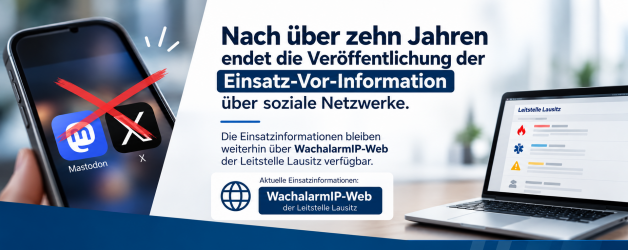 Einsatz-Vor-Information (EVI) über Social Media eingestellt