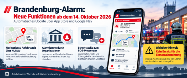 Brandenburg-Alarm: Neue Funktionen ab dem 14. Oktober 2026